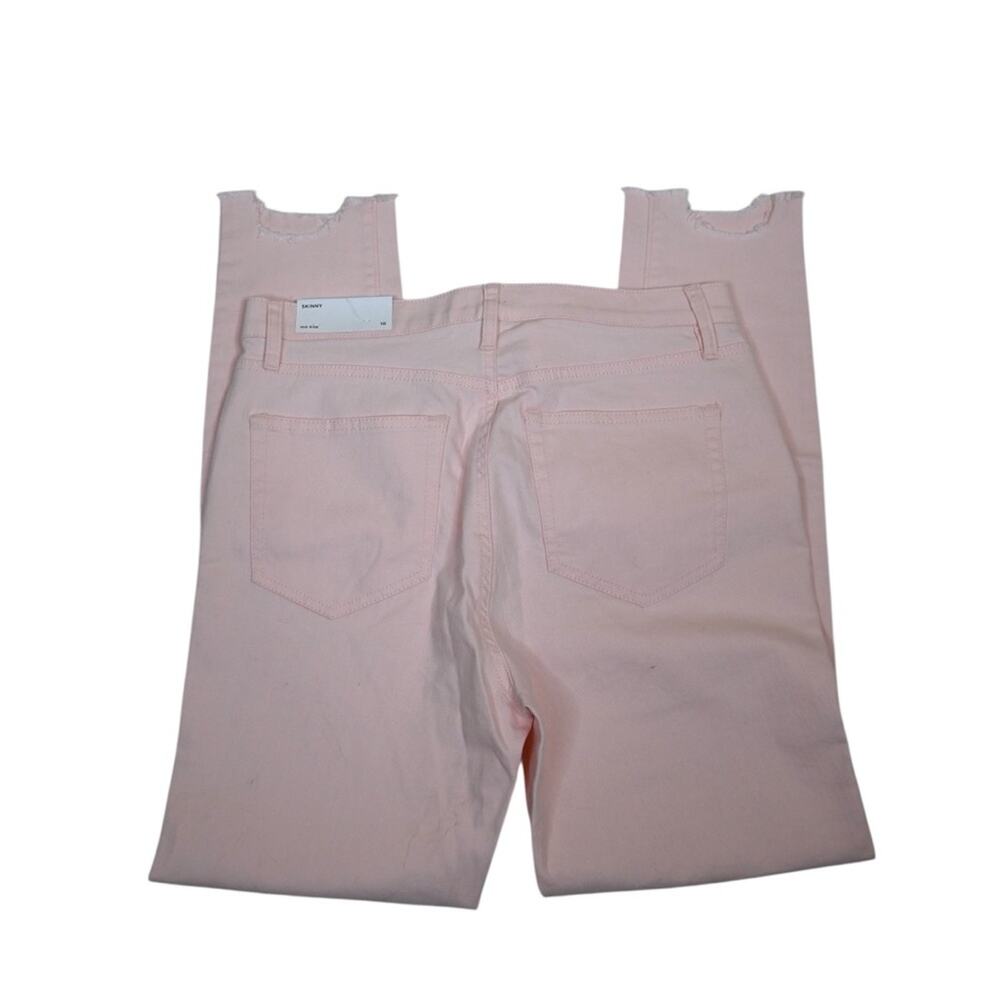 LOFT Womens 10 Mid Rise Pale Pink Skinny Jean NEW - Picture 5 of 12